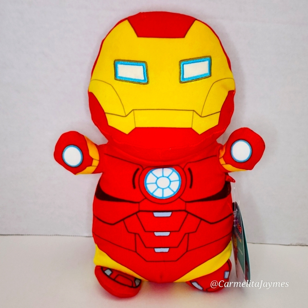 IRON MAN 🦸‍♂️ Marvel Comics Superhero HugMee Original Squishmallow ☆ NWT☆